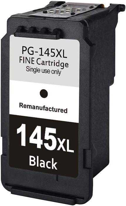 Reemplazo para Canon PG-145XL Cartucho de tinta negra PG 145 XL remanufacturado para Canon 145XL Cartucho de tinta negra para impresoras iP2810