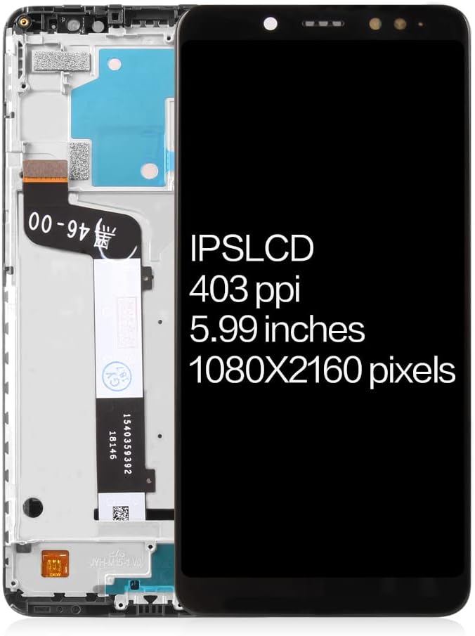 Para Xiaomi Redmi Note 5Note 5 Pro 5.99 pulgadas Reemplazo de pantalla LCD Pantalla LCD Kit de reparación de montaje completo Digitalizador de