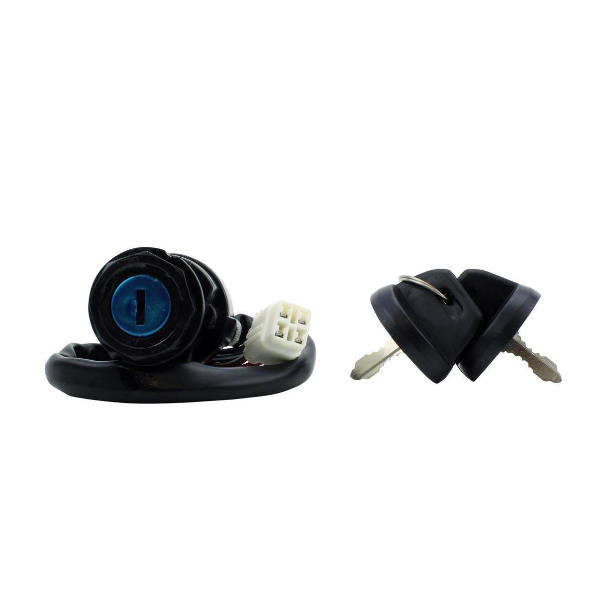 RMSTATOR Repuesto para interruptor de llave de encendido de 2 posiciones Yamaha YFM 400 450 Kodiak YFM 450 Grizzly YFM 450 Wolverine 2003-2014  OEM