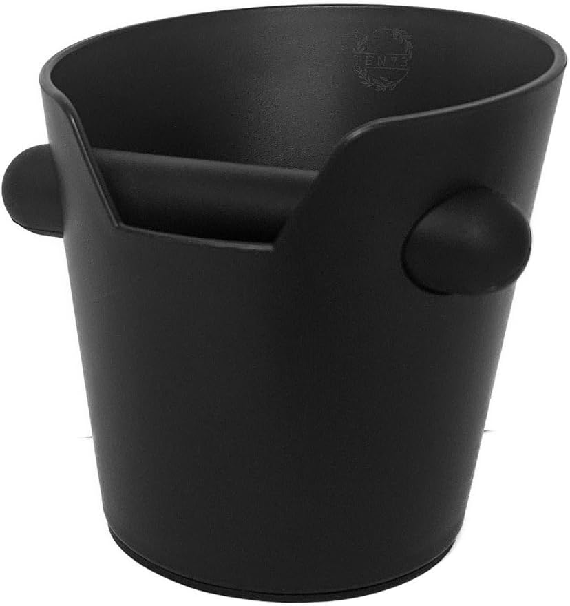 Knock Box – Caja de café expreso, absorbente de golpes, caja de café expreso para posos de café, base antideslizante, accesorios para máquina de