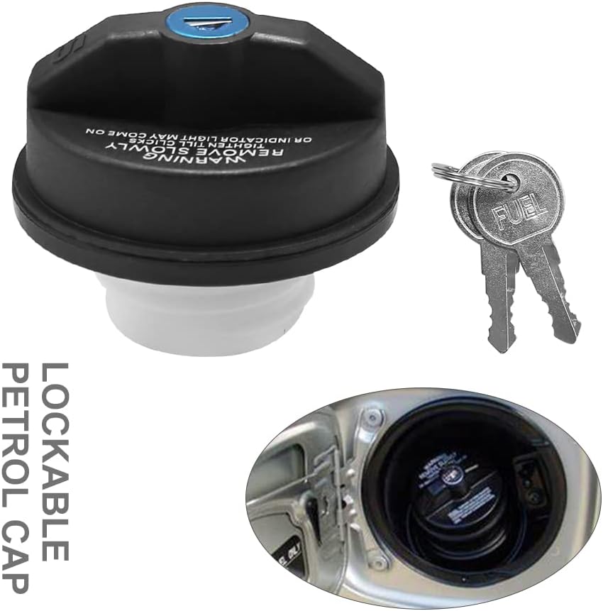 Tapa de gas con bloqueo y tapa de combustible de 2 llaves, 5278655AB 05278655AB, repuesto para Dodge Ram 1500 2001-2016 Jeep Compass Grand Cherokee