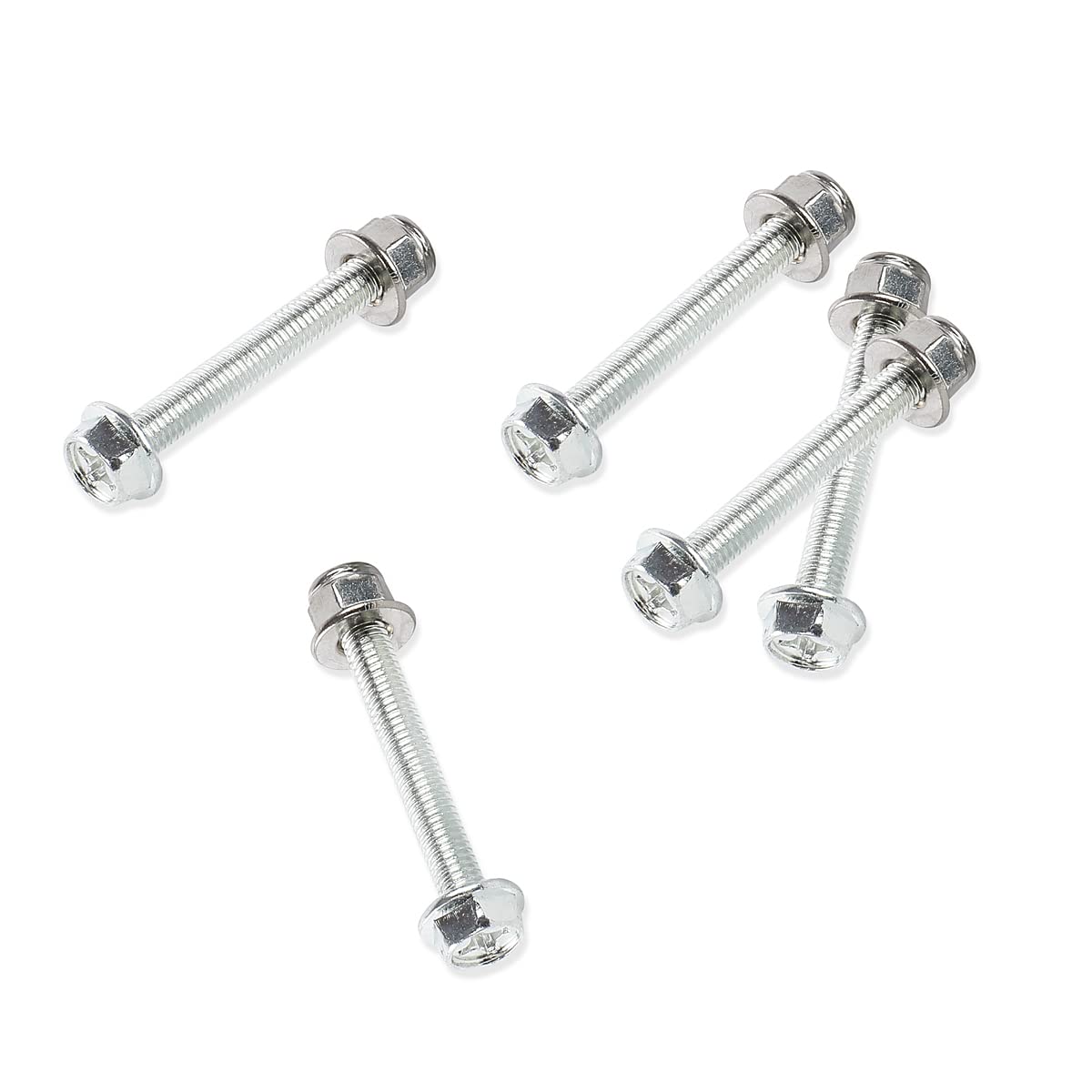 19M7834 14M7397 para equipo John Deere tornillo y tuerca de bloqueo, 5 piezas de tornillo de cizalla de barrena y kit de tuerca de bloqueo (5)