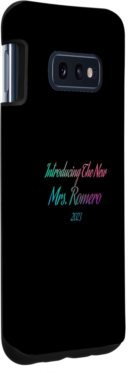 Galaxy S10e Presentamos la nueva funda de compromiso de boda Mrs ROMERO 2023