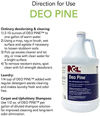 Deo Pine – Desodorante y limpiador de aceite de pino GALJuego de 2