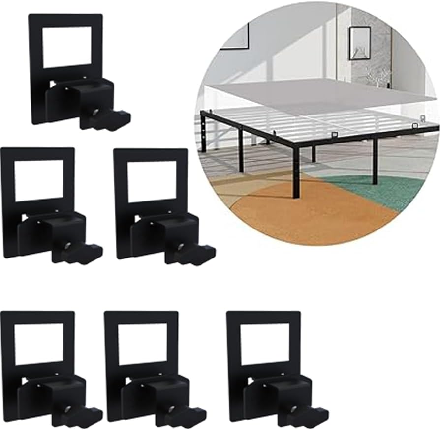 Juntas de agarre para soporte de colchón para marco de cama, antideslizante, bonito soporte de colchón en su lugar, deflector antideslizante,