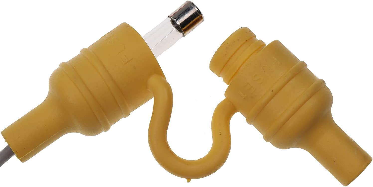 YIHETOP Conjunto de receptáculo y fusible de cargador de 48 voltios para Club Car DS 2000 en adelante carrito de golf eléctrico 1018021-01 1018468-01