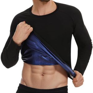 SHAPERIN Sauna Shirt for Men Weight Loss Sauna Jacket Tops Heat Trapping Sauna Suit Sweat Vest Body Shaper Gym Workout SHAPERIN Sauna Shirt for Men Weight Loss Sauna Jacket Tops Heat Trapping Sauna Suit Sweat Vest Body Shaper Gym Workout