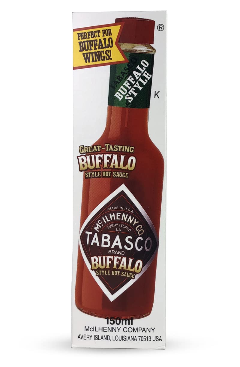 Tabasco Brand – Salsa de pimiento picante estilo ala de búfalo 5 onzas