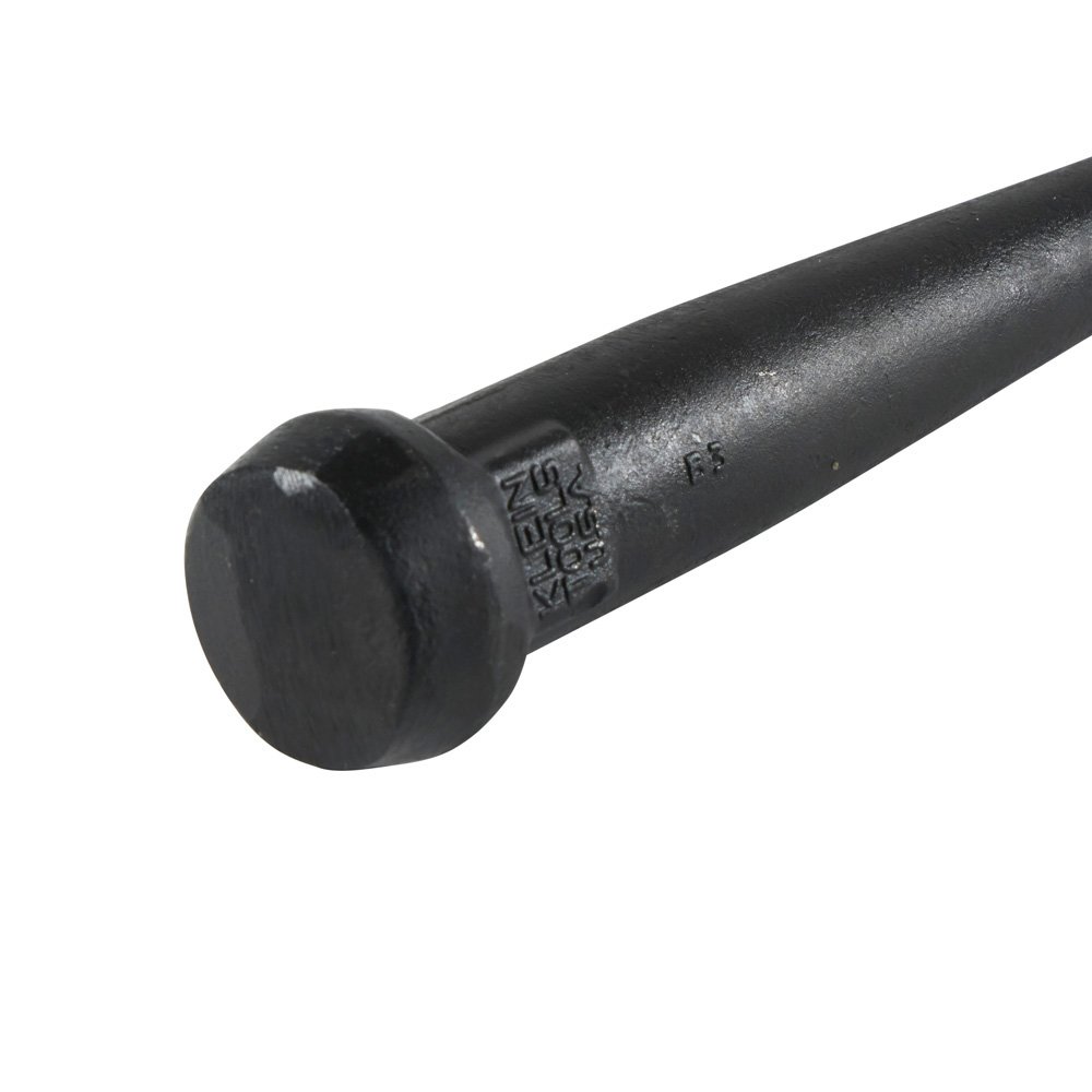 Klein Tools 3256 Pin de toro de cabeza ancha hecho de acero forjado, fabricado en EE. UU., acero con acabado negro, 1-116 pulgadas