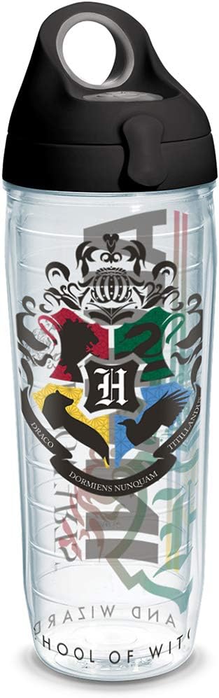 Tervis Harry Potter Hogwarts Alumni – Vaso aislado de doble pared hecho en Estados Unidos mantiene las bebidas frías y calientes, botella para agua,