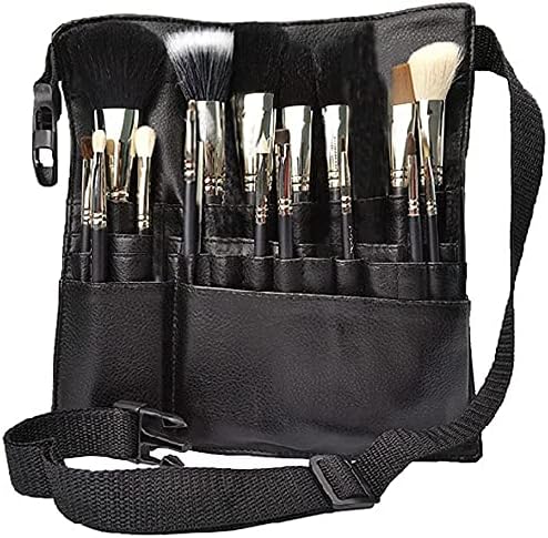Hotrose 22 paquetes portacosméticos profesional con brochas de maquillaje con cinto con correa artística para mujer