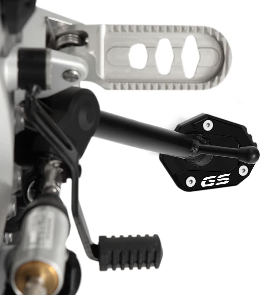 Para BMW F750GS F850GS Adventure 2018-2023 Motocycle CNC Aluminio Kickstand Pad Pie Side Pad Ampliar Extension Pad F750 F850 GS Adv Accesorios Color