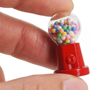 Odoria 112 Miniature Gumball Machine Accesorios de decoración de casa de muñecas Odoria 112 Miniature Gumball Machine Accesorios de decoración de casa de muñecas