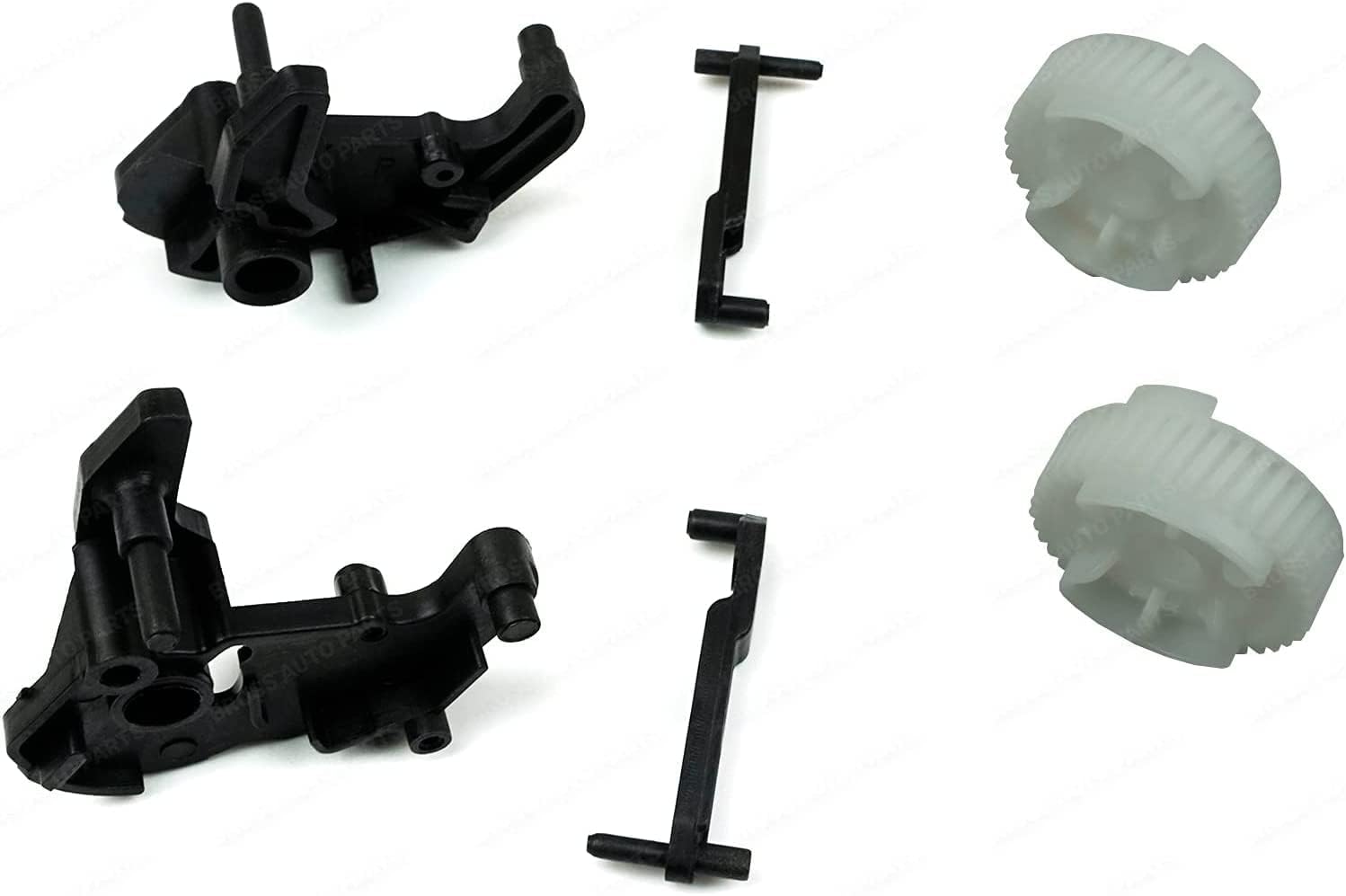 VALEA Kit de reparación de engranajes de bloqueo de puerta 51217202143 para B.M.W 1 3 5 X5 X6 Z4 E90 E91 E92 E93 izquierda y derecha