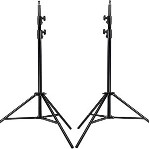 Neewer PRO – Kit de soportes de luz de estudio fotográfico de aleación de aluminio resistente de 9 pies 1024in para iluminación de video retrato y Neewer PRO – Kit de soportes de luz de estudio fotográfico de aleación de aluminio resistente de 9 pies 1024in para iluminación de video retrato y