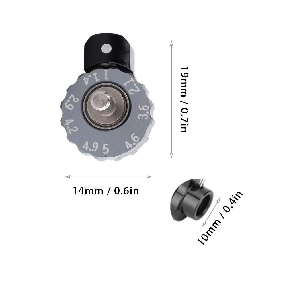 Rueda excéntrica del tatuaje, 0.039-0.197 in ajustable carrera directa impulsión del motor excéntrico rueda de leva rotatoria pieza de la máquina
