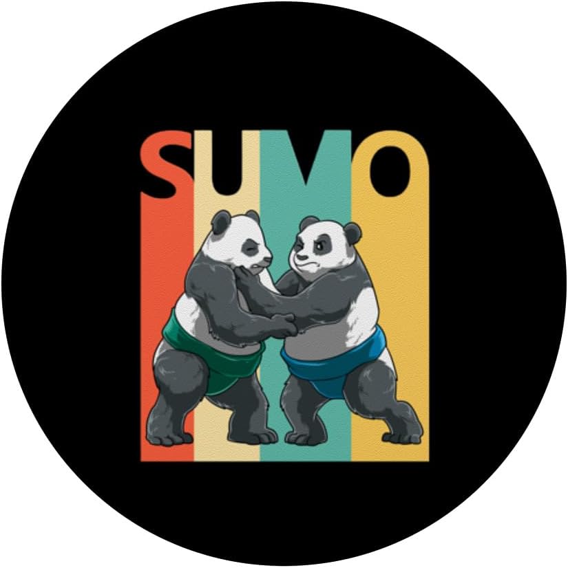 Panda Japan Sumo PopSockets Swappable PopGrip
