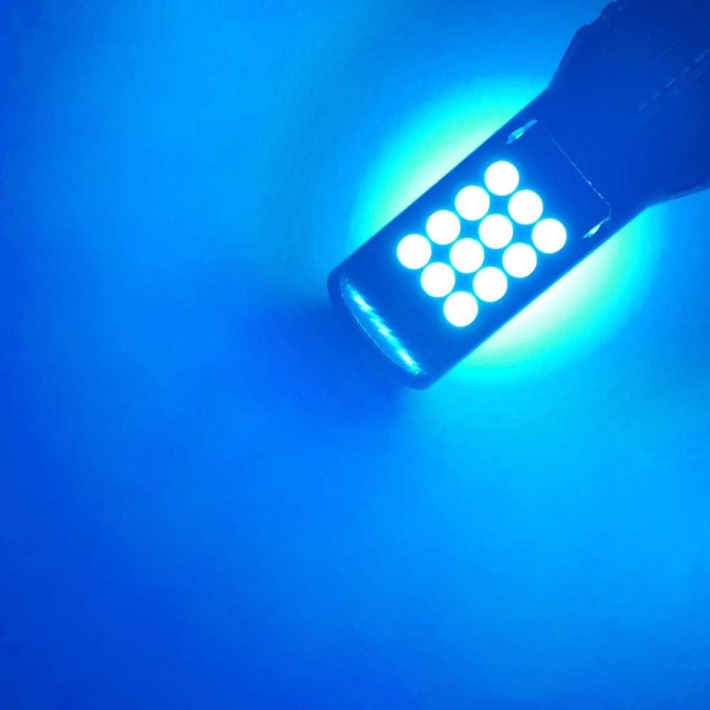 Teguangmei 2 bombillas LED antiniebla H8 H9 H11 color azul hielo, 24-SMD 3030 chips de alto brillo  Bombillas LED Plug & Play  Luces antiniebla DRL