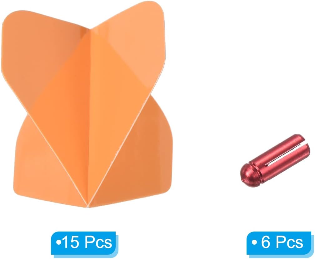 PATIKIL Dardos Vuelos y Accesorios, Dardos Vuelos y Vuelos Protectores de Dardos Kit de Accesorios para Punta Suave de Acero