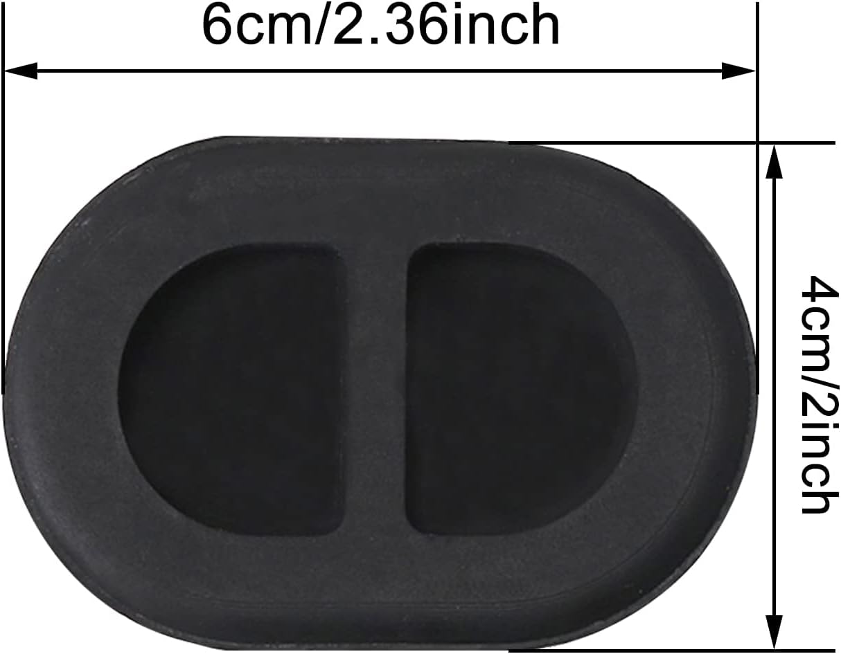 4 tapones de drenaje para Jeep, tapones de cuerpo de bandeja de piso trasero para Jeep Wrangler JK y JL 2014-2018, 4 tapones de repuesto de goma