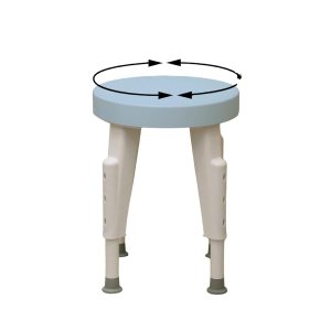 Ableware Banqueta para regadera con patas regulables, 1 Ableware Banqueta para regadera con patas regulables, 1