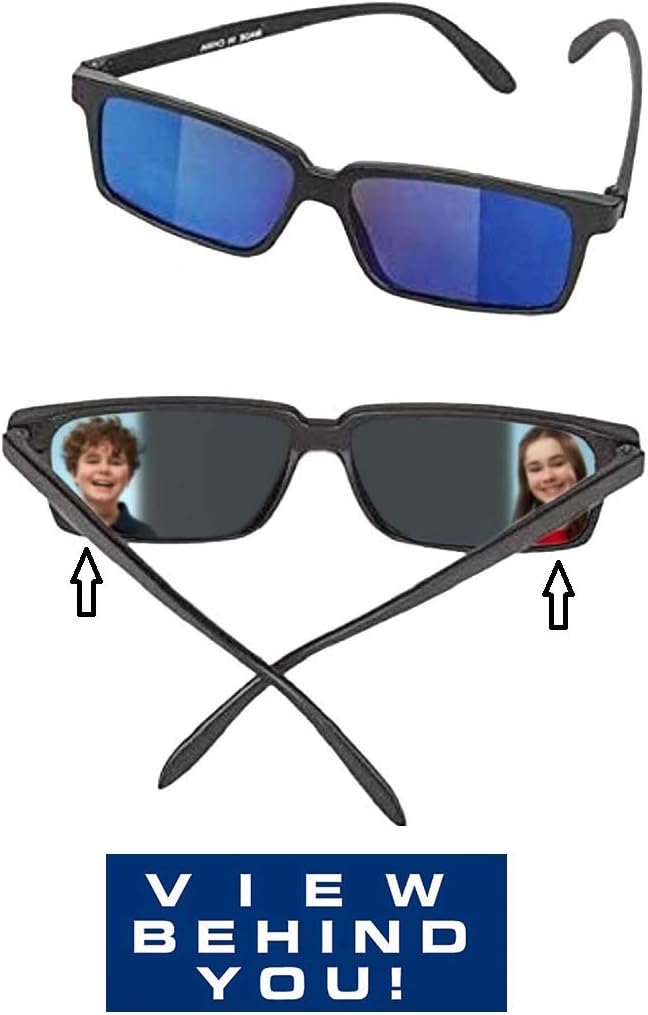 Top Secret Spy Glasses para niños, gafas de sol de visión trasera. Mira detrás de ti! Gadget de detective. Recuerdos perfectos para fiestas.
