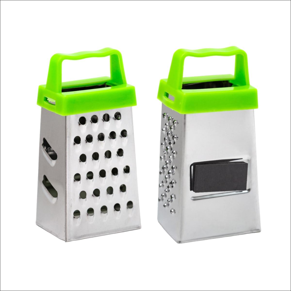 Mini rallador de 6 piezas  Rallador pequeño para queso, ajo y nuez moscada  Mini ralladores de acero inoxidable para cocina  Rallador pequeño con