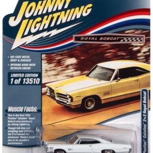 Johnny Lightning JLMC029 Muscle Car VER A 1965 Pontiac Catalina 2+2 Royal Ivory Johnny Lightning JLMC029 Muscle Car VER A 1965 Pontiac Catalina 2+2 Royal Ivory
