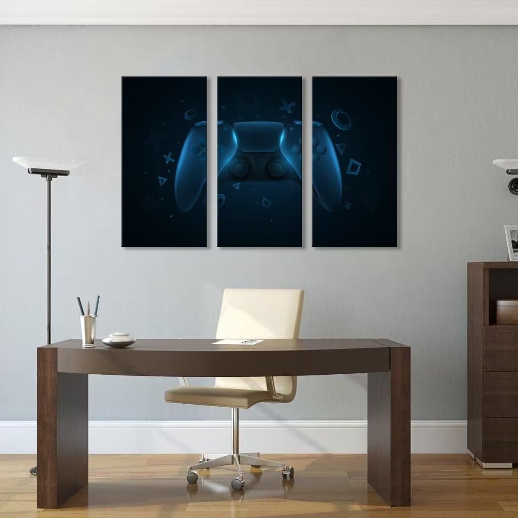 Decoración de pared para sala de juegos, lienzo, arte de pared para sala de estar, dormitorio, baño, decoración del hogar, póster de juego, obras de