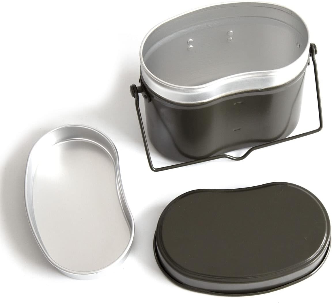Kit japonés de desastre WW2 Grey WWII Collection Outdoor 3 en 1 lonchera para exteriores, utensilios de cocina