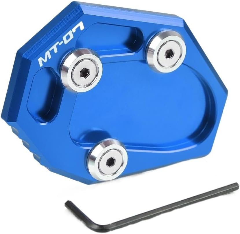 Motorcycle Side Stand pad Motorcycle Kickstand Side Stand Extension Enlarger Plate Pad for Y&AMAHA MT-07 MT07 Tracer 700 MT 07 Moto Cage XSR 700