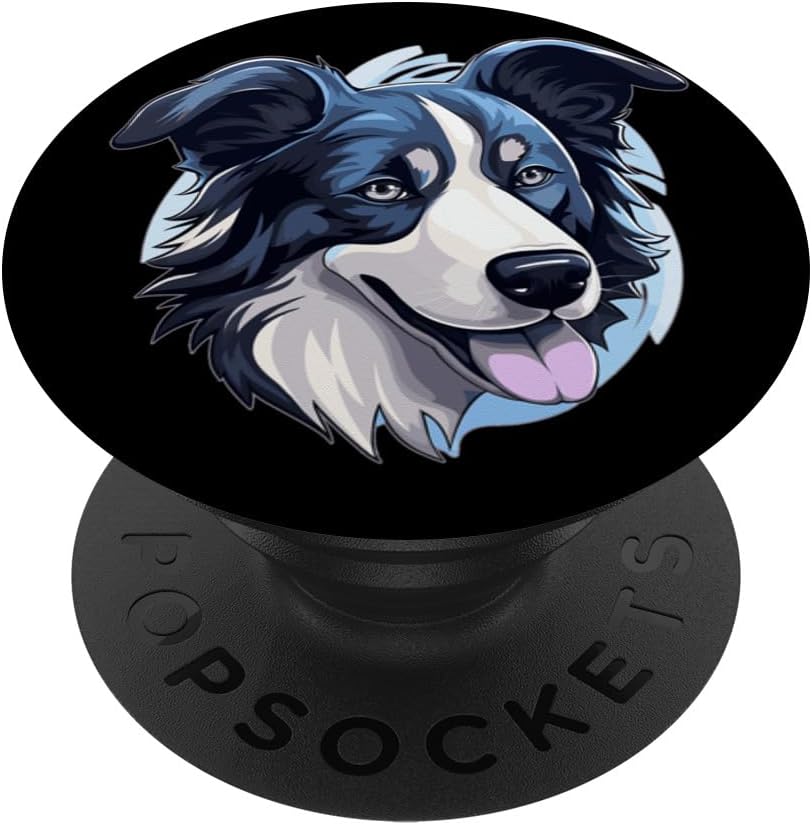 Border Collie Dog PopSockets Standard PopGrip