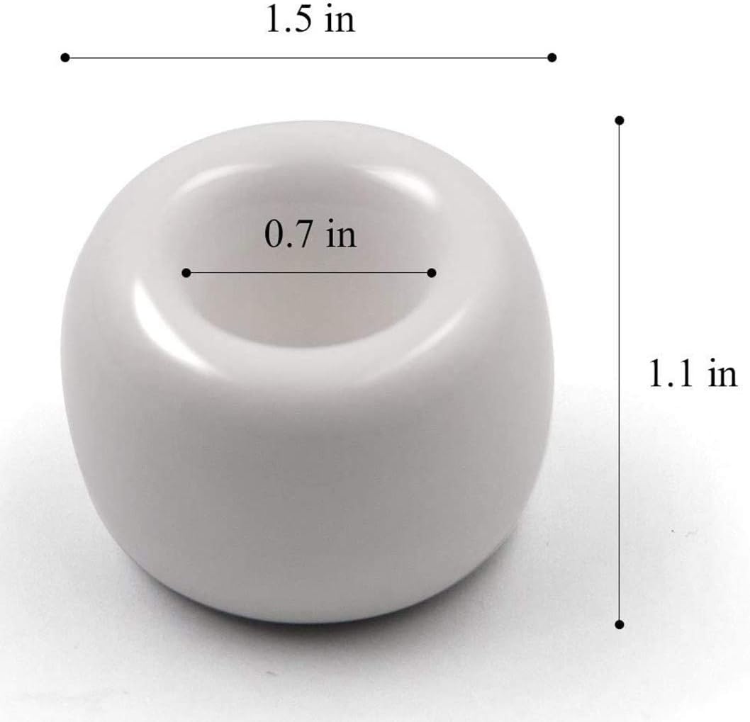 Mini soportes de cerámica para cepillos de dientes, 2 unidades, soporte para lápices de afeitar, soporte para cepillos de dientes para encimeras de