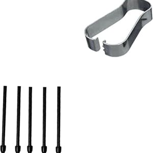 Paquete de 5 puntas de repuesto negras para bolígrafo Tab S8, compatibles con Samsung Galaxy Tab S8, puntas de repuesto + 1 pinza Paquete de 5 puntas de repuesto negras para bolígrafo Tab S8, compatibles con Samsung Galaxy Tab S8, puntas de repuesto + 1 pinza
