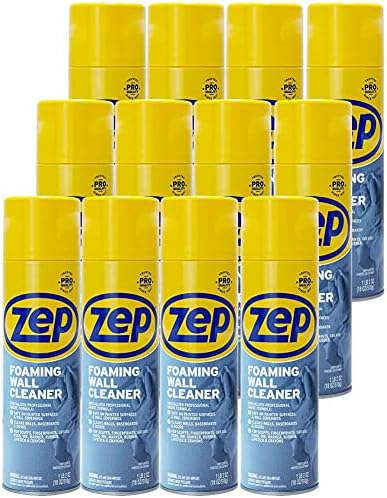 Zep – Espuma limpiadora de paredes, 18 onzas, elimina manchas sin dañar los acabados, caja de 12, ZUFWC18
