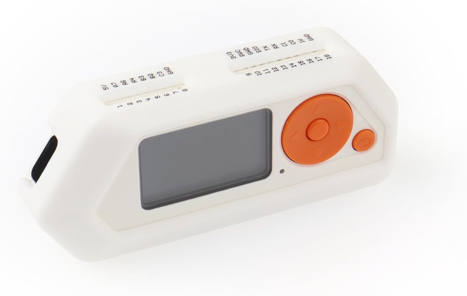 HCJYC Funda protectora suave de silicona para Flipper Zero (2 unidades), color naranja y blanco