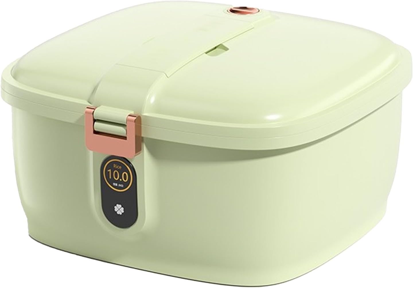 Recipiente de almacenamiento de arroz, dispensador de arroz de gran capacidad, cubo de arroz sellado hermético, dispensador de granos de cocina,
