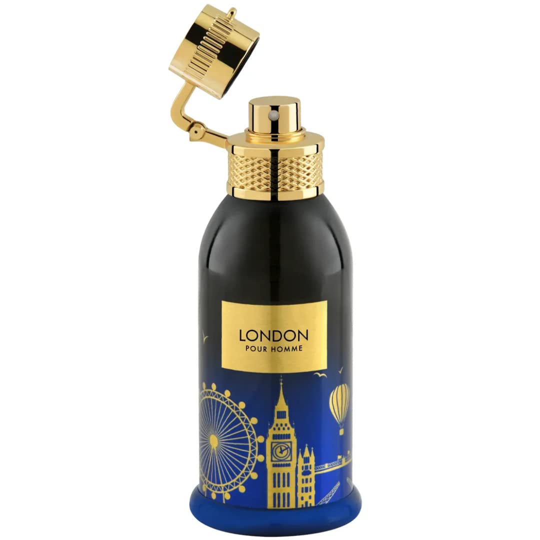 J. Colección For Homme EDP – 100ML (3.4Oz)  Un aroma moderno con frescura aromática suave  Fresco, picante y amaderado. (Londres)