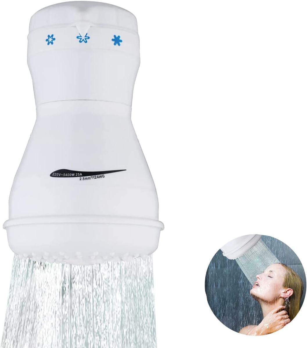Calentador de agua instantáneo Ducha eléctrica 110V Calentador de agua sin tanque eléctrico eléctrico instantáneo de agua caliente calentador