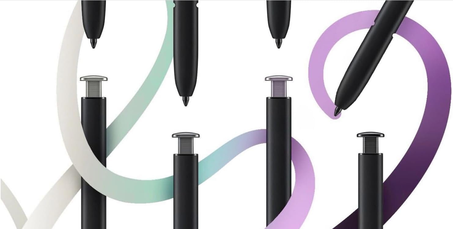 Para Galaxy S23 Ultra Stylus Pen (Sin Bluetooth) Reemplazo para Samsung Galaxy S23 Ultra 5G Stylus Pen Reemplazo Touch Pen + Puntas (negro)