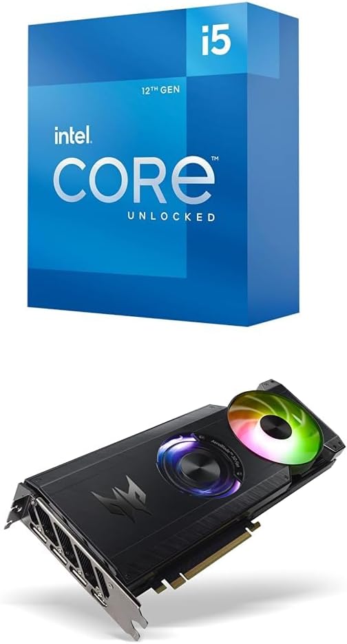 Procesador Intel Core i5-12600K de escritorio con gráficos integrados y 10 núcleos (6P+4E) de hasta 4.9 GHz desbloqueado LGA1700 Serie 600 Chipset
