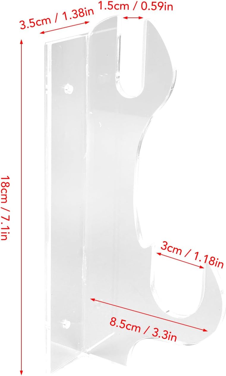 Samurai Knife Holder, Acrylic Sword Wall Hanger Eye Catching for Office (Acrylic 2)
