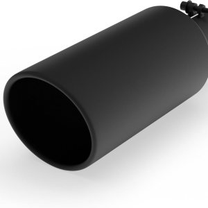 Richeer Punta de escape de 3 a 6 pulgadas, entrada de 3 pulgadas, salida de 6 pulgadas, longitud total de 15 pulgadas, punta de escape de acero Richeer Punta de escape de 3 a 6 pulgadas, entrada de 3 pulgadas, salida de 6 pulgadas, longitud total de 15 pulgadas, punta de escape de acero