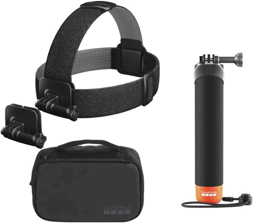 GoPro Paquete de cámara negra HERO12 cámara de acción impermeable con cargador de batería dual, 2 baterías de enduro, kit de aventura y tarjeta