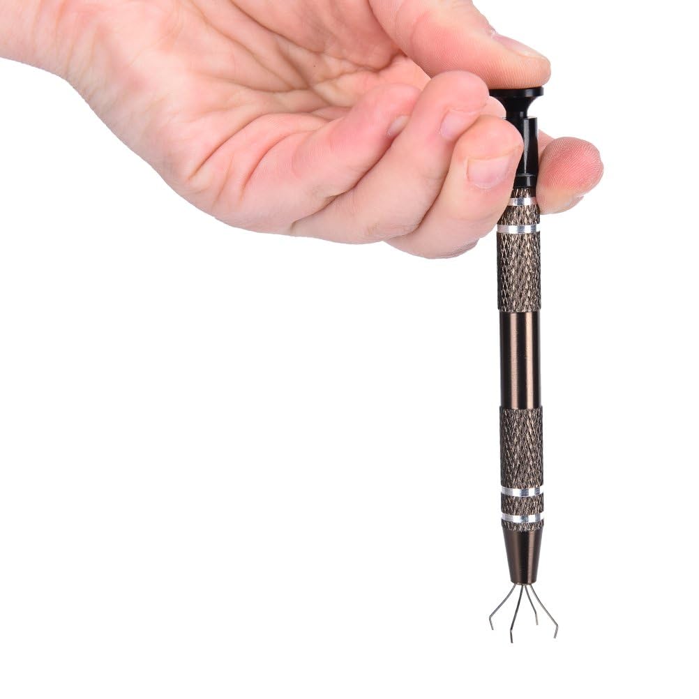 Team-Management – Herramienta de recogida de bolas de algodón para guardar manicura, herramienta de recogida, plantilla de uñas, herramienta de
