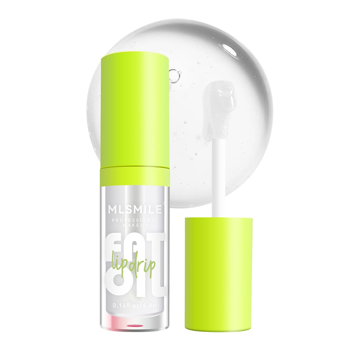 Aceite hidratante para labios que brilla intensamente, brillo labial hidratante, bálsamo labial transparente, de larga duración, hidratante, no