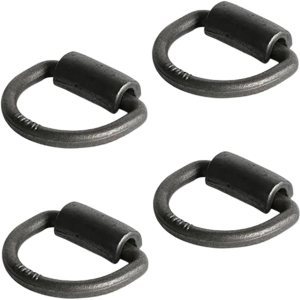 DC Cargo – Anclajes de amarre con anillo en D soldado  34 pulgadas (paquete de 4) acero forjado resistente con ABS de 27,000 libras  Anillos en D DC Cargo – Anclajes de amarre con anillo en D soldado  34 pulgadas (paquete de 4) acero forjado resistente con ABS de 27,000 libras  Anillos en D