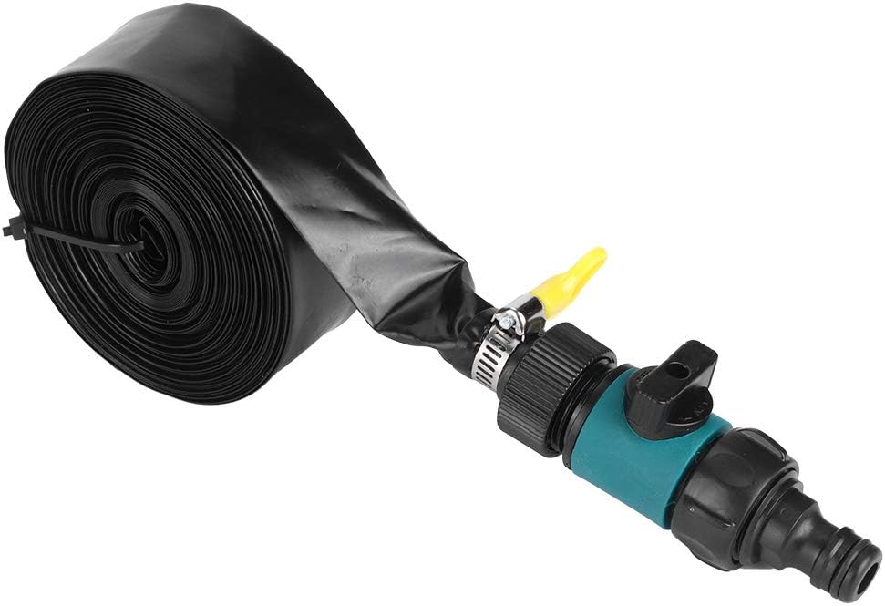 Fydun Garden Trampoline Water Sprinkler Hose Outdoor Cooling Wate Tool Summer Water 15m Garden Trampoline Water Sprinkler for Family (15m  49.2ft)