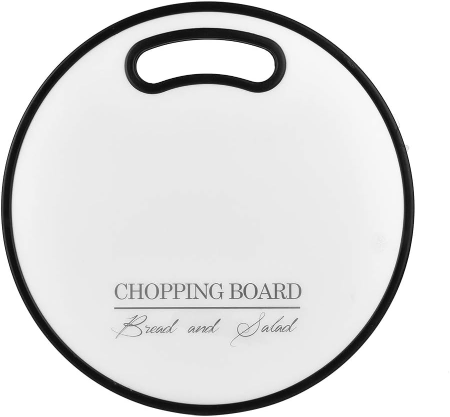 Tabla de cortar redonda de plástico para cortar bloque herramienta de cocina para el restaurante de cocina casera