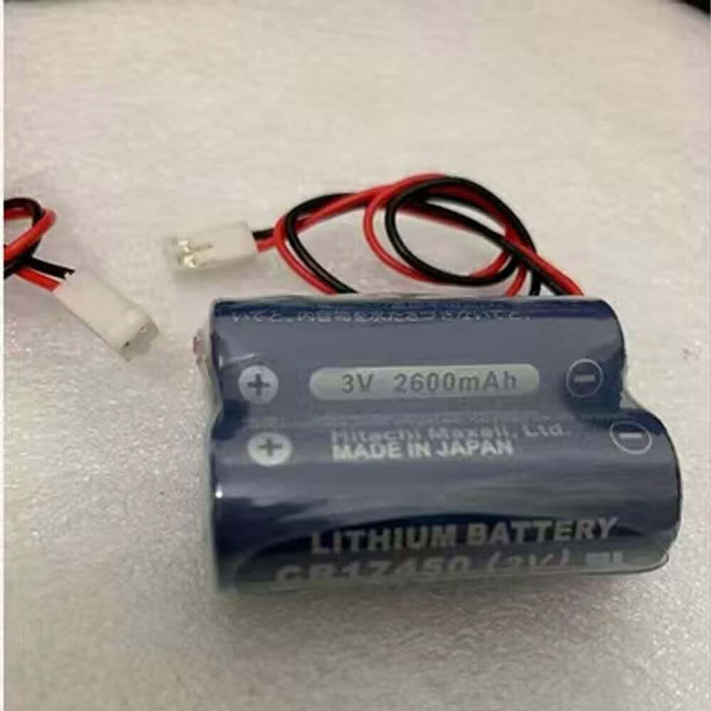 XIAOXX (1 unidad) 2CR17450-2WK27  D80UB016170 3V 2600mAh Batería para Mazak 2CR17450 3V Batería
